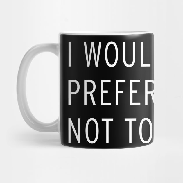 I Would Prefer Not To - Slavoj Žižek T-Shirt by SpaceDogLaika